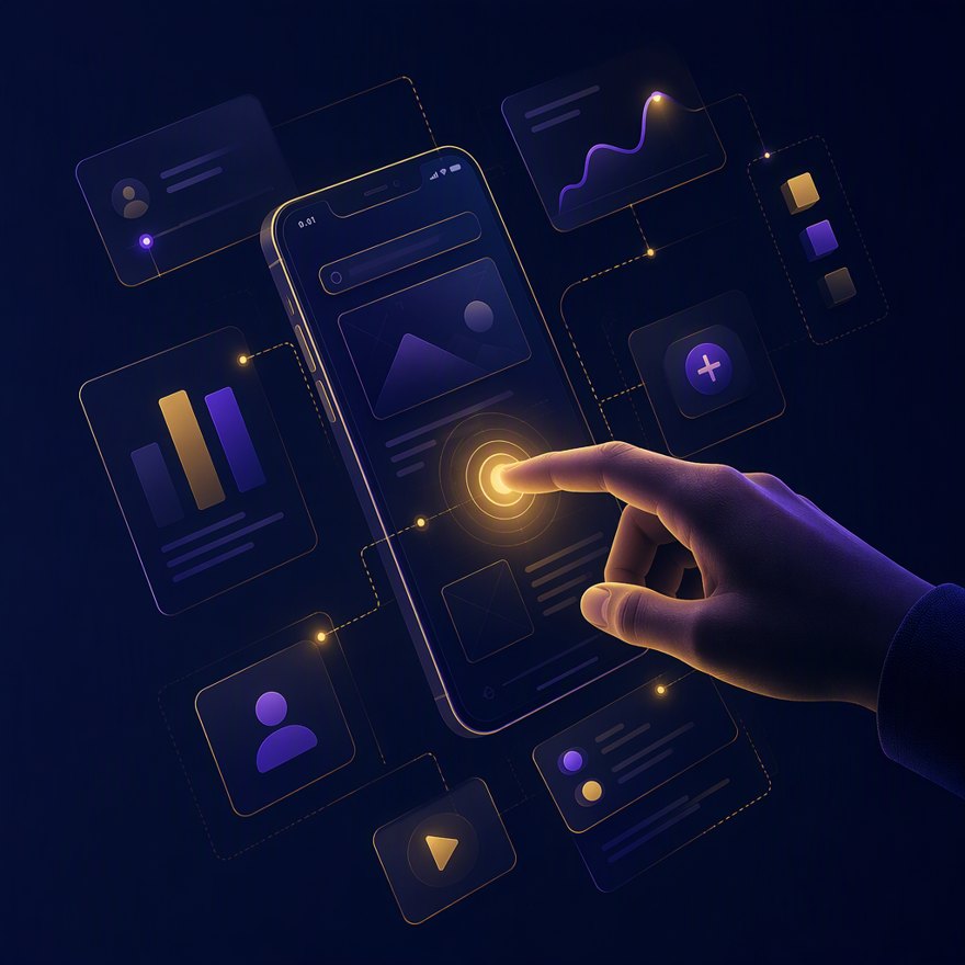تصميم تطبيقات الأندرويد وiOS